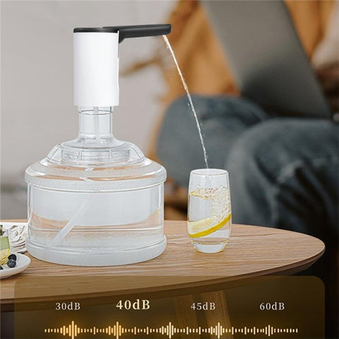 Portable Electric Bottled Water Dispenser Pump Mineral Water Bucket Automatic Pump Dispenser (BPA Free, No FDA)