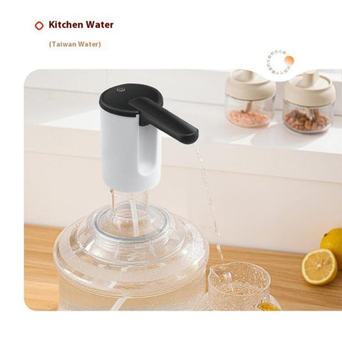Portable Electric Bottled Water Dispenser Pump Mineral Water Bucket Automatic Pump Dispenser (BPA Free, No FDA)