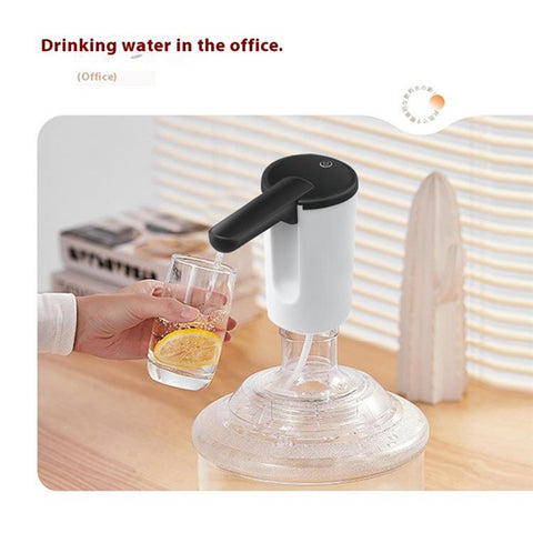 Portable Electric Bottled Water Dispenser Pump Mineral Water Bucket Automatic Pump Dispenser (BPA Free, No FDA)