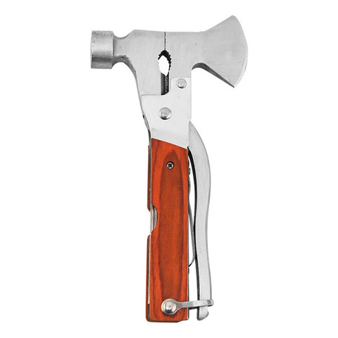16 in 1 Multifunctional Stainless Steel Axe Hammer Outdoor Emergency Safety Tool Saw Blade