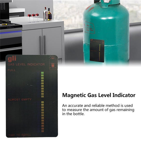 GAS-001 Propane Butane LPG Fuel Gas Tank Level Indicator Magnetic Gauge Caravan Bottle Temperature Measuring Stick