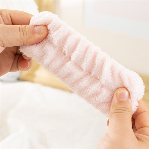 2PCS Water Absorption Wristband for Washing Face, Wrist Bands Towels for Water Flowing Down to Your Arms