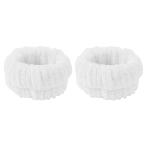 2PCS Water Absorption Wristband for Washing Face, Wrist Bands Towels for Water Flowing Down to Your Arms
