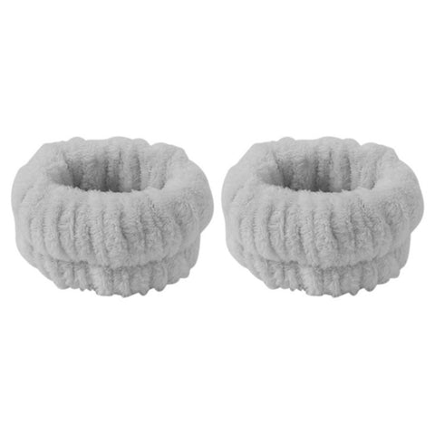 2PCS Water Absorption Wristband for Washing Face, Wrist Bands Towels for Water Flowing Down to Your Arms