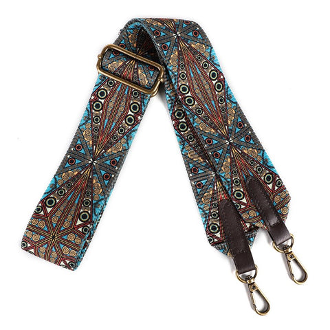 3001 Wide Purse Strap Bohemian Replacement Crossbody Shoulder Strap Adjustable Handbag Belt