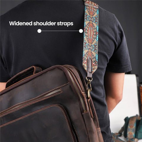 3001 Wide Purse Strap Bohemian Replacement Crossbody Shoulder Strap Adjustable Handbag Belt