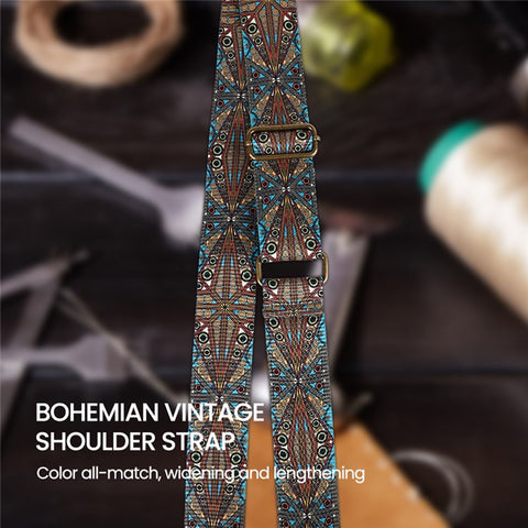 3001 Wide Purse Strap Bohemian Replacement Crossbody Shoulder Strap Adjustable Handbag Belt