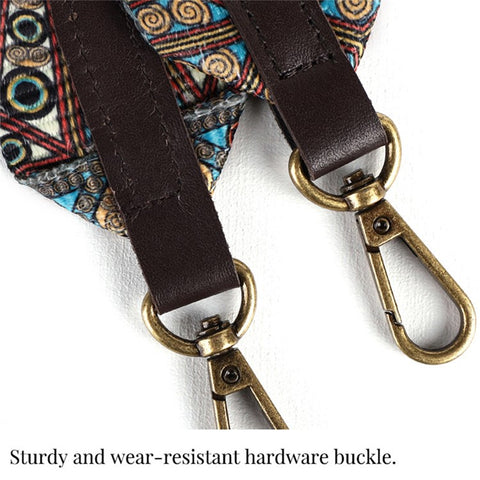 3001 Wide Purse Strap Bohemian Replacement Crossbody Shoulder Strap Adjustable Handbag Belt