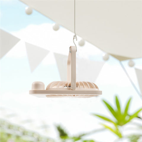 Q3 Digital Display Desk Fan USB Rechargeable 5 Speeds Ultra Thin Mute Cooling Fan (CE Certified)