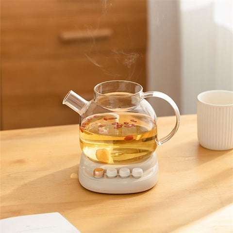 SOTHING Intelligent Thermostatic Coaster 3 Temperature Adjustments Milk Tea Coffee Heating Coaster, EU Plug