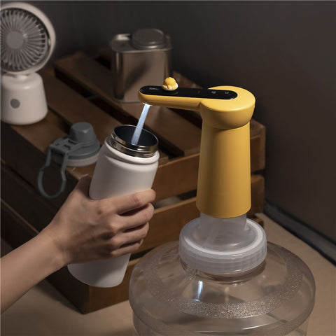 SOTHING Fun Swim Ring Chick 4 Levels Electric Water Dispenser Automatic Drinking Water Bottle Pump (BPA Free, No FDA Certification)