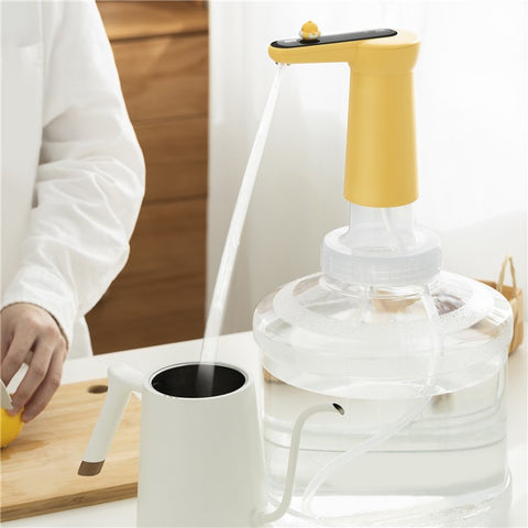 SOTHING Fun Swim Ring Chick 4 Levels Electric Water Dispenser Automatic Drinking Water Bottle Pump (BPA Free, No FDA Certification)