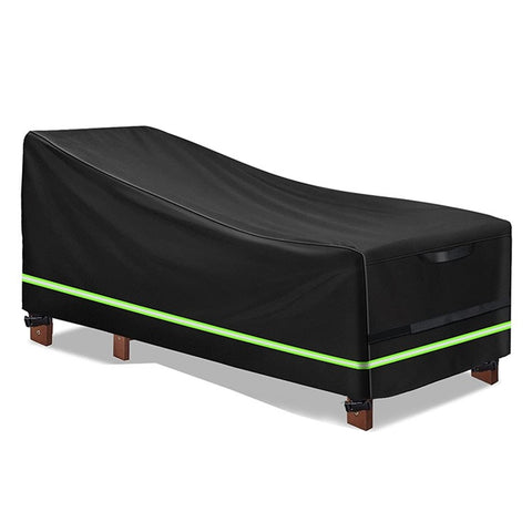 420D Oxford Cloth Outdoor Garden Sunbed Cover Lounger Chair Protective Cover, 200*75*70 / 40cm