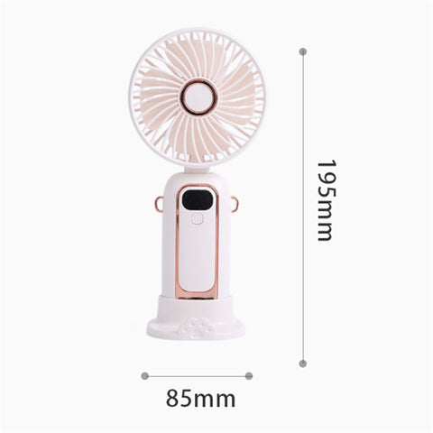 Portable Neck-Mounted Fan Rechargeable Desktop Personal Summer Cooler