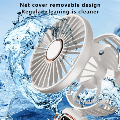 Portable Neck-Mounted Fan Rechargeable Desktop Personal Summer Cooler