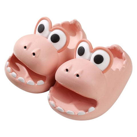 1 Pair Cartoon Dinosaur Kids EVA Slippers Non-Slip Thicken Sole Slippers