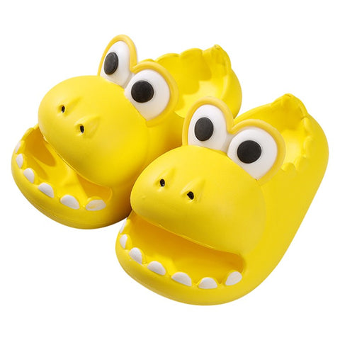1 Pair Cartoon Dinosaur Kids EVA Slippers Non-Slip Thicken Sole Slippers