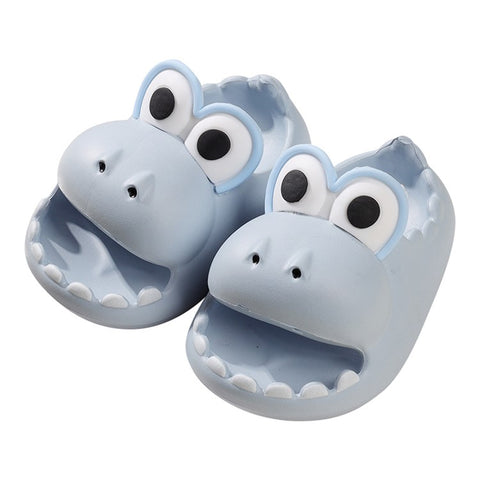 1 Pair Cartoon Dinosaur Kids EVA Slippers Non-Slip Thicken Sole Slippers