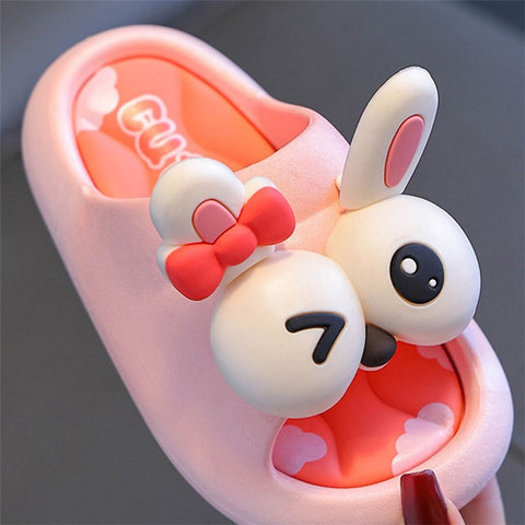 BENBENZHU 1 Pair Summer Children's Slippers Non-Slip EVA Thicken Sole Sandals