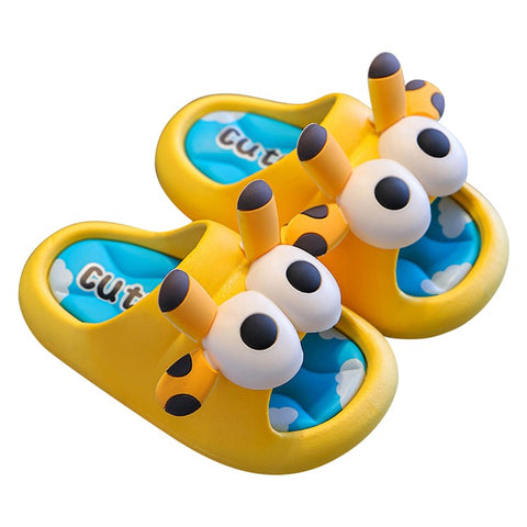 BENBENZHU 1 Pair Summer Children's Slippers Non-Slip EVA Thicken Sole Sandals