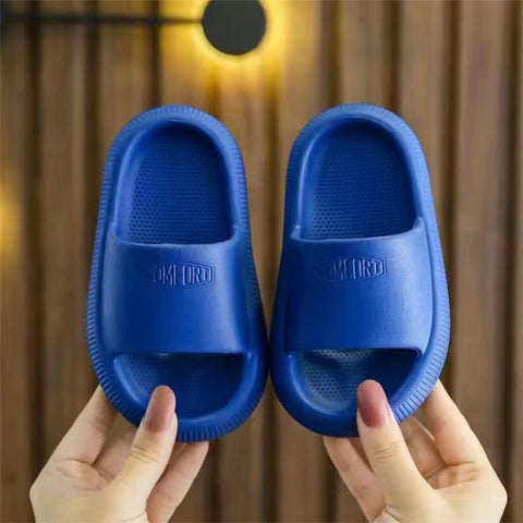1 Pair Summer Children's Slippers Non-Slip PVC Slippers for Boys and Girls