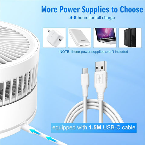 F9 Folding Telescopic Floor Desk Fan 4H Timer 4-Speed Adjustable Remote Control Fan