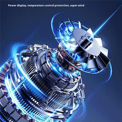 X5 Turbo Fan Air Duster 130000 RPM High Speed Brushless Motor 2 in 1 Car Blower Vacuum