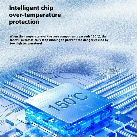 X5 Turbo Fan Air Duster 130000 RPM High Speed Brushless Motor 2 in 1 Car Blower Vacuum