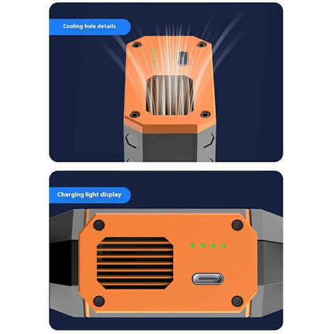 X5 Turbo Fan Air Duster 130000 RPM High Speed Brushless Motor 2 in 1 Car Blower Vacuum