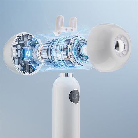 C05 Cute Animal Ears Handheld Mini USB Fan Portable 100 Speeds Desktop Fan for Home Office