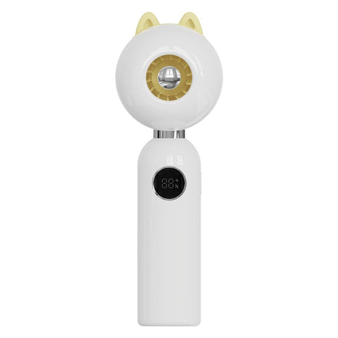 C05 Cute Animal Ears Handheld Mini USB Fan Portable 100 Speeds Desktop Fan for Home Office