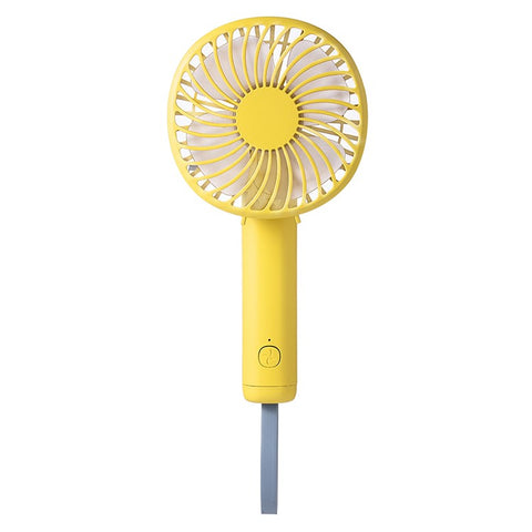 F20 Rotating Pocket Fan Portable Handheld USB Rechargeable 3 Speed Cooling Fan