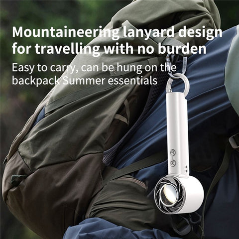 WT16 Handheld Fan Foldable Portable Low Noise Cooling Fan for Outdoor Travel Home Desktop Use