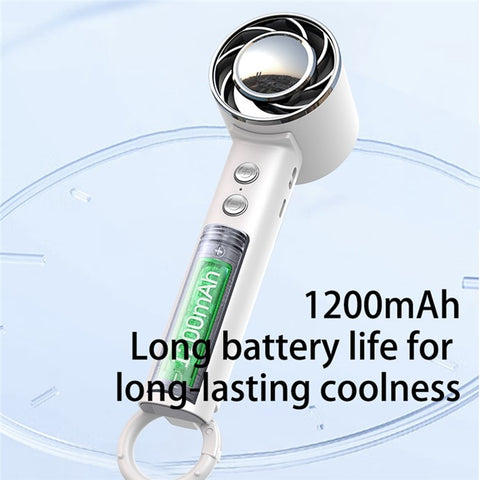 WT16 Handheld Fan Foldable Portable Low Noise Cooling Fan for Outdoor Travel Home Desktop Use