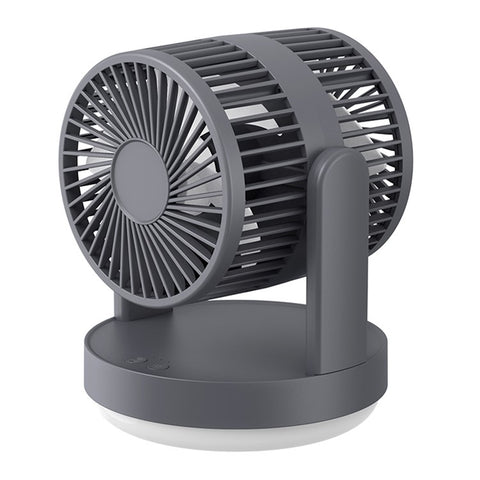 ZK04 Circulating Fan Portable Rechargeable 3 Speed Desktop Cooling Fan with Ambient Light