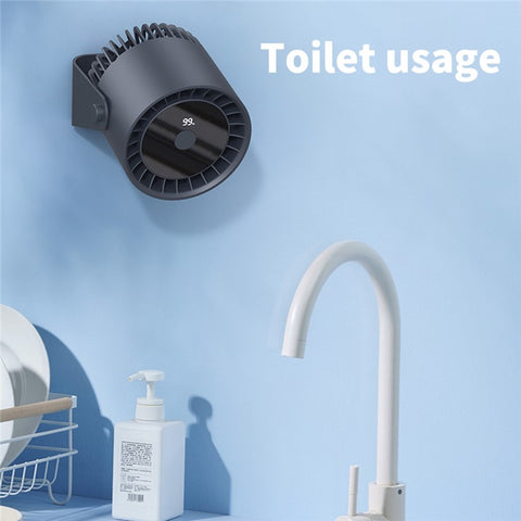 ZK05 Rechargeable Circulating Fan Portable Angle Adjustable Multi-Speed Cooling Fan