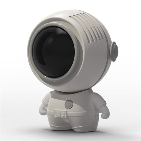 MF040 Spaceman Shape Silent Cooling Fan Mini Handheld Neck-mounted Fan , 3 Speed Mode 900mAh Battery (CE Certificate)