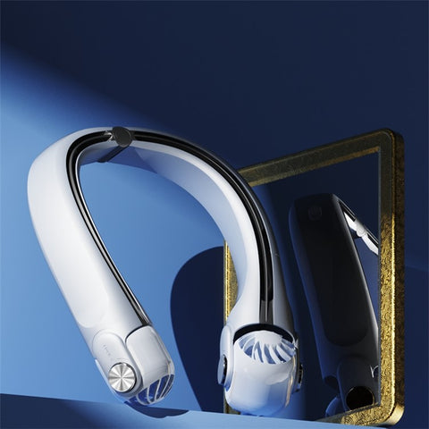 MF080 Hanging Neck Fan Adjustable Air Outlet Wearable Fan Battery Operated Neck Fan Cooler