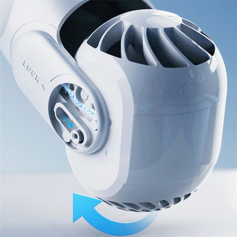MF080 Hanging Neck Fan Adjustable Air Outlet Wearable Fan Battery Operated Neck Fan Cooler