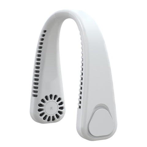 F2 USB Summer Air Cooling Neck Fan Leafless Hanging Neck Fan Bladeless Neckband Fan