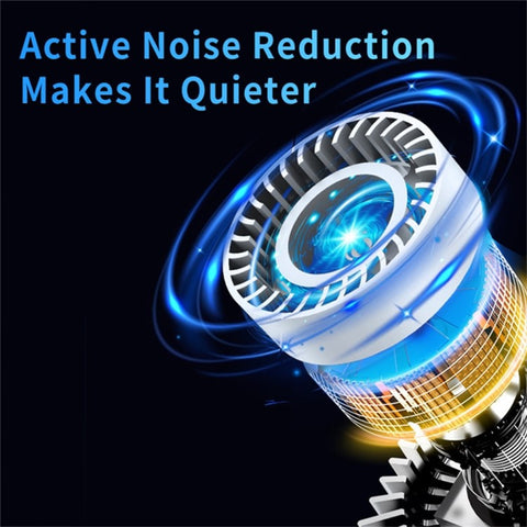 J18 Summer Neck-mounted Cooling Fan Portable Bladeless Air Fan with Digital Display