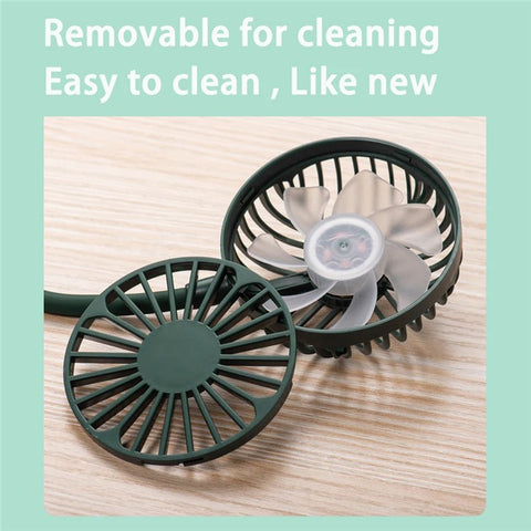 N2 Portable Handheld Fan Brushless Motor Neck-Mounted Mini Cooling Fan