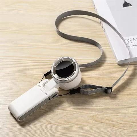 N607 Portable Rechargeable Cooling Fan 5 Wind Speeds Summer Turbine Handheld Fan