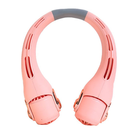 LP879 Portable Neck Fan USB Rechargeable 3 Speeds Adjustable Hands Free Cooling Fan for Outdoors