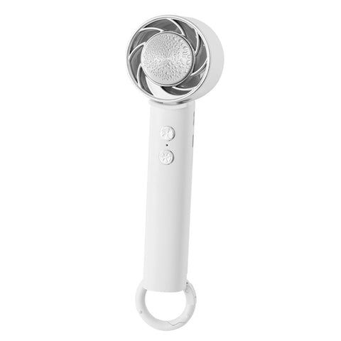 WT15 Portable Mini Cooling Fan Cold Compress Handheld Foldable Fan with Carabiner