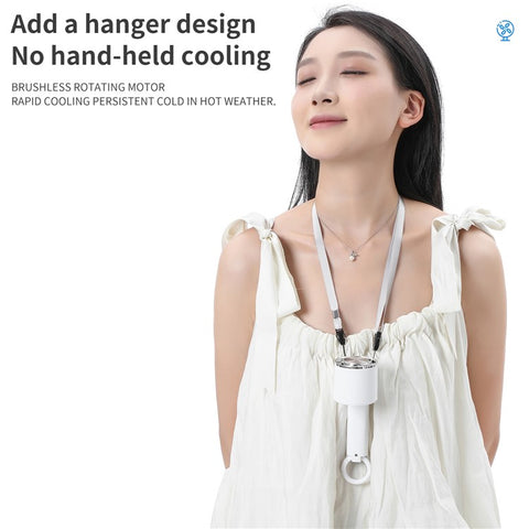 WT15 Portable Mini Cooling Fan Cold Compress Handheld Foldable Fan with Carabiner