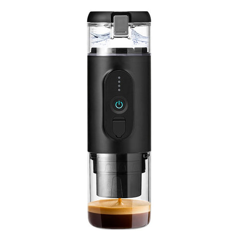 CF-1801BGC+ 90ml Wireless Heating Espresso Machine Car Electric Coffee Maker for Traveling Camping (BPA Free, No FDA Certificate)