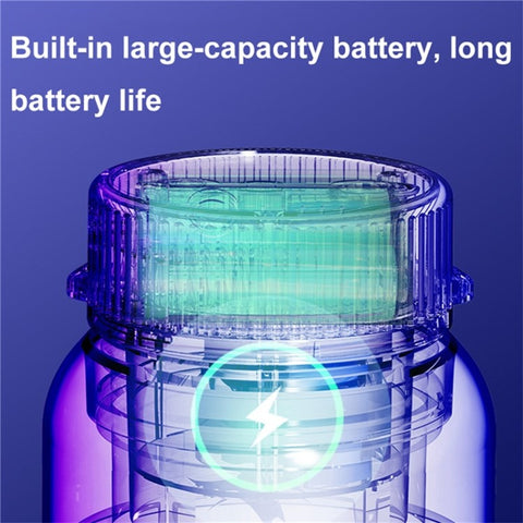 800ml Wireless Portable Blender Electric Fruit Juicer Multifunction Smoothies Mixer (No FDA, BPA Free)