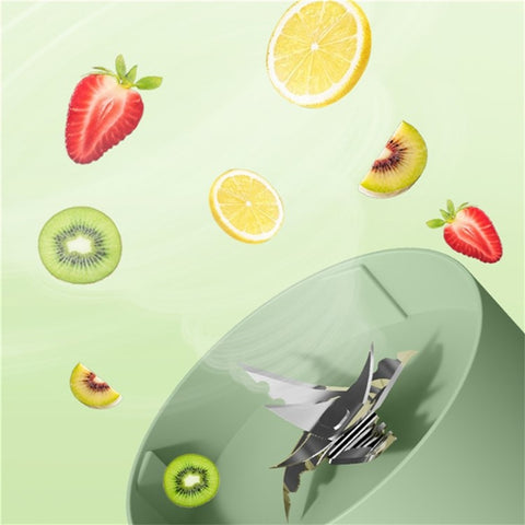 800ml Wireless Portable Blender Electric Fruit Juicer Multifunction Smoothies Mixer (No FDA, BPA Free)