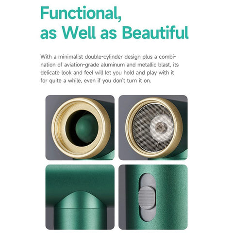 KICA Jet Fan 2 Electric Air Blower 101000RPM Handheld Air Duster for House Cleaning, Hair Drying